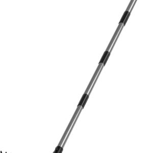 Garden rake with telescopic handle