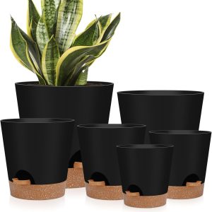 Set of self-watering flower pots (6 pcs.)